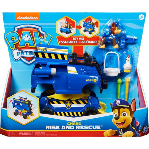 Vehículo Paw Patrol Chase Levanta Y Rescata