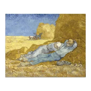 Cuadro Canvas Fine Art La Siesta Van Gogh 73x91 M Y C