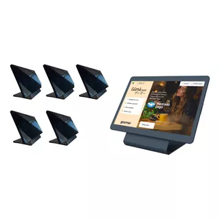 Kit 5 Suportes De Tablets Para Restaurantes E Comercio