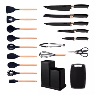 Kit Utensílios De Cozinha 19 Peças