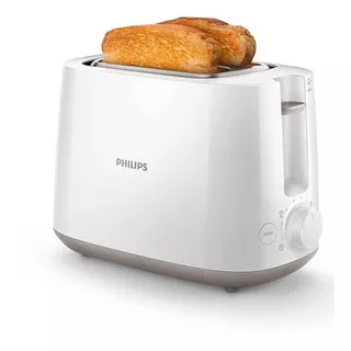 Tostadora Philips Daily Collection Hd2581/00 900w Amv Color Blanco