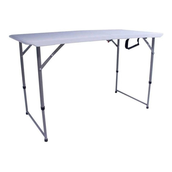 Mesa Plegable De Plástico 1.22 Mts Tipo Portafolio Dasel 