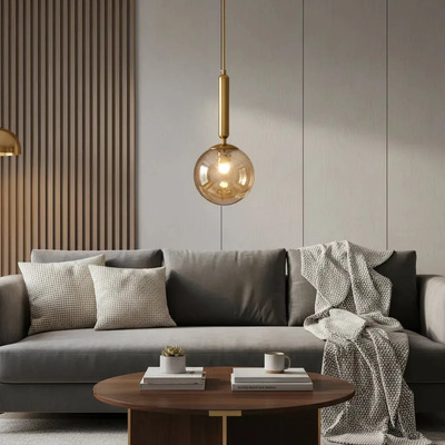  Colgante Pendant Dorado Deco Moderno Apto E27 Luz Desing Dorado