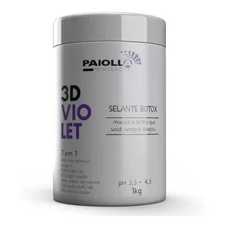 Paiolla Btox Violet Selante 3d Matizadora 1kg