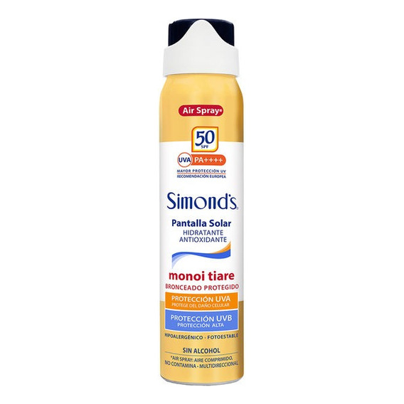 Protector Solar Antioxidante Simonds 75 Ml Coco Monoi 