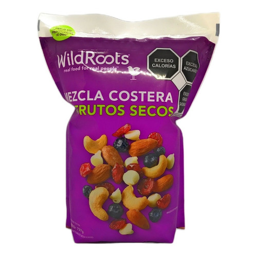 Mezcla Costera De Frutos Secos Nuez Y Mora Wild Roots 737gr