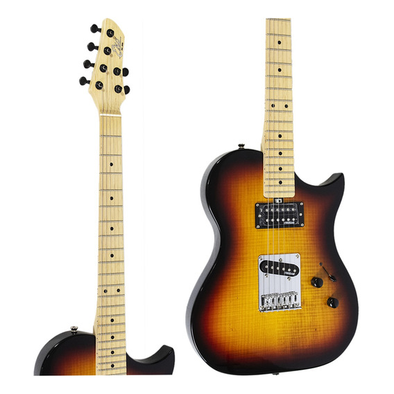 Guitarra Eléctrica Eko Tero Lite Telecaster Sb Con Funda