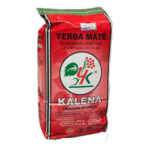Yerba Mate Kalena Con Palo 500g Sin Tacc
