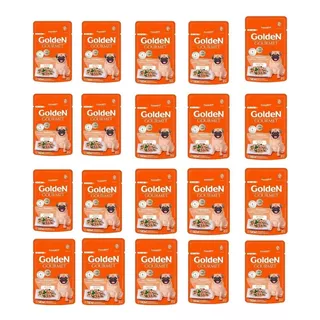 Kit 20 Sache Golden Premier Pet Frango Cães Adultos 85g