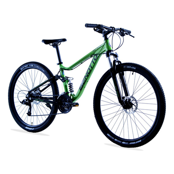 Bicicleta Benotto Montaña Ds-950 Rodada 29 24v Aluminio Color Verde Tamaño del cuadro Unica