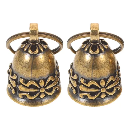 2pcs Small Bell: Mini Brass Bells For Diy Crafts - Hanging