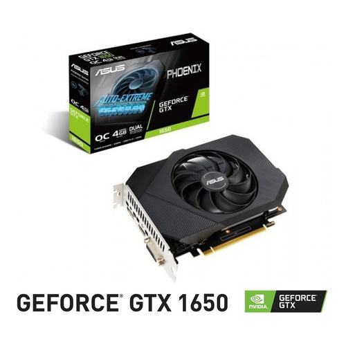 Tarjeta de video Nvidia Asus  Phoenix GeForce GTX 16 Series GTX 1650 PH-GTX1650-O4GD6 OC Edition 4GB