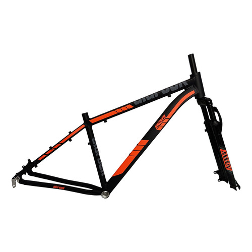 Cuadro Bicicleta Aluminio Y Tijera Susp Alurock Rodada 29 Color Naranja Talla del cuadro Unitalla
