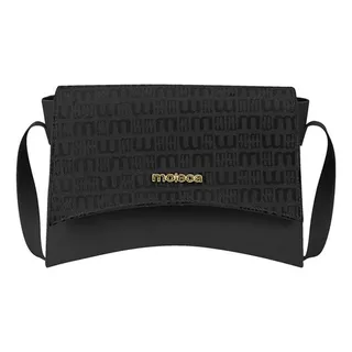 Bolsa Moleca Monograma Alça Pvc Preto Único