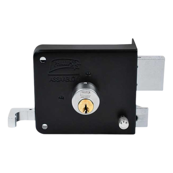 Cerradura Chapa Puerta Sobreponer If 175n Derecha Negro 