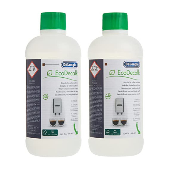 Set Descalcificador De'longhi Eco 2 Botellas Para Máquinas D