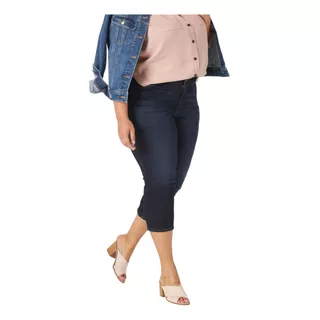 Jeans Crop Lee Plus Size - Shape Illusions Slim Talla 54/56
