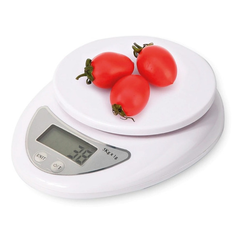 Pesa Dblue Digital Para Cocina Hasta 5 Kg. / Dbpdws42 Color Blanco