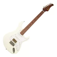 Guitarra Eléctrica Cort G Series G260cs De Aliso Olympic White Con Diapasón De Granadillo Brasileño