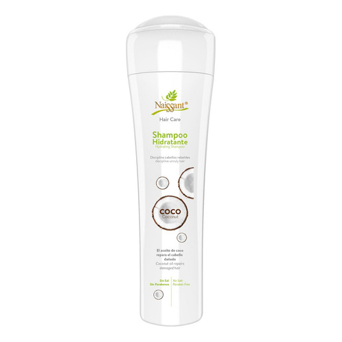  Shampoo Hidratante Y Reparador Naissant Aceite De Coco 300ml