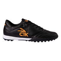 Zapatillas Baby Futbol Hombre Cac1ke Finta Negro Naranjo