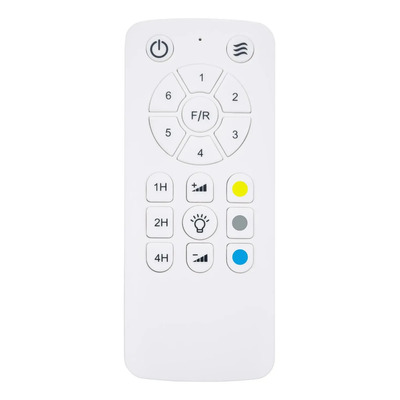 Ventilador De Techo Aruba Blanco Abs Control Remoto C/luz 1.321 M 58 Hz/ 60hz Blanco Abs 3