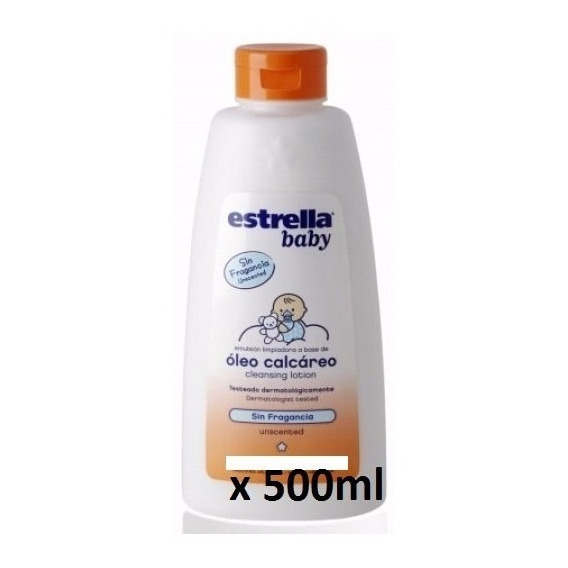 Estrella Oleo Calcareo Bebes S/ Fragancia 6 Botellas X 500ml