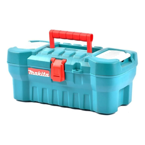 Caja De Herramientas Makita De 16 Broche Plastico Color Turquesa