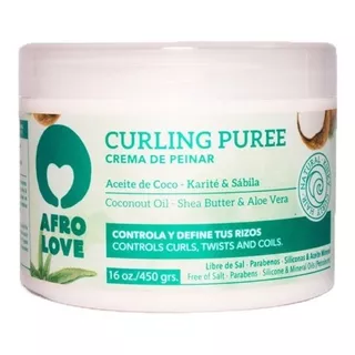 Crema Para Peinar Curling Pure Afro Love - g a $233