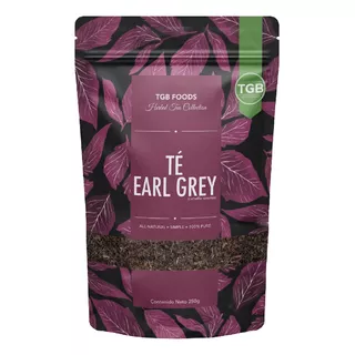 Té Earl Grey 100% Puro Premium Granel, Tgb Superfoods 250gr