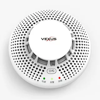 Detector De Fumaça Sem Fios Rf 433mhz Vexus Smart Ax-207