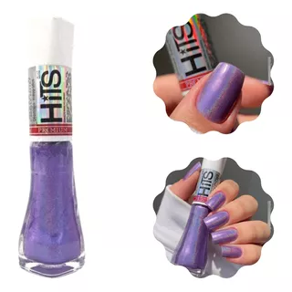 Hits Esmalte Holográfico Premium 5free 8ml *escolha Sua Cor*