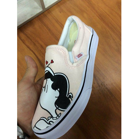 vans snoopy mujer naranja