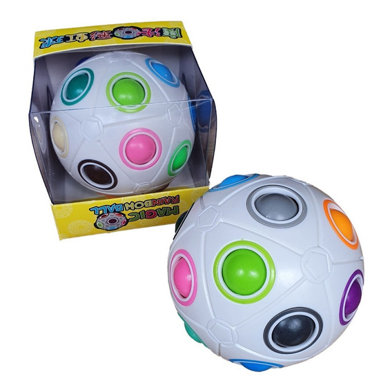 Esfera Didactica Fidget Rainbow Ball Grande 20 Rubik Moyu