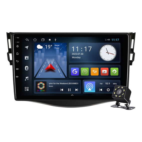 Estéreo Cámara Para Toyota Rav4 2007-2012 Gps Wifi Fm