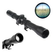 Luneta Mira Riflescope 4x20 P/ Carabina Pressão E Airsoft 