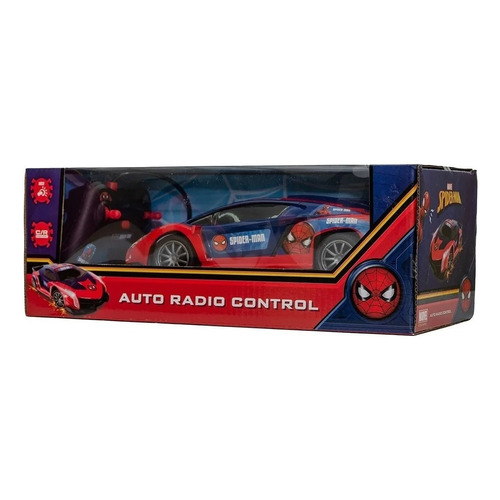 Spiderman Auto Radio Control Color Azul/Rojo
