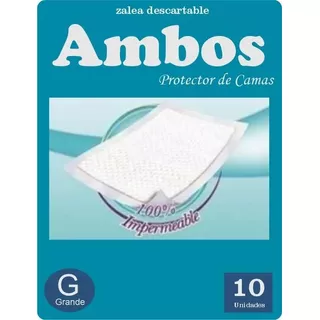 Zaleas Ambos Protector De Cama Descartables X 10 Unidades