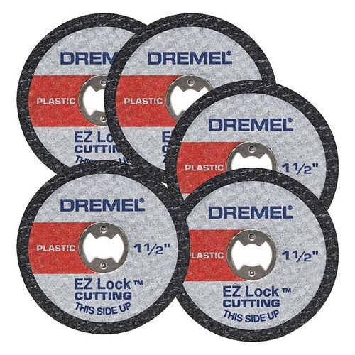 Set 5 Discos Corte Plastico Dremel Ez476 Ez-lock Minitorno