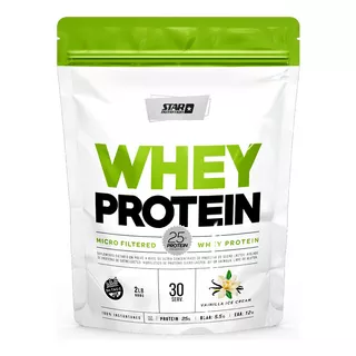 Star Nutrition Whey Protein 2 Lb Sabor Vanilla Ice Cream Doypack