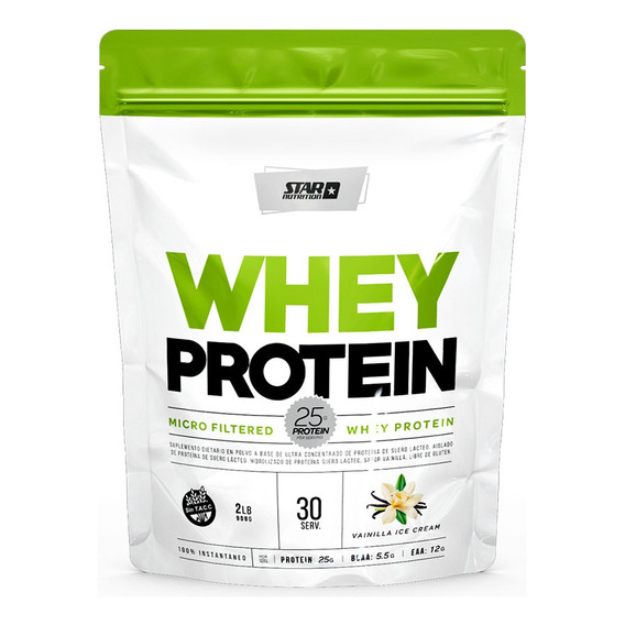 Star Nutrition Whey Protein 2 Lb Sabor Vanilla ice cream DOYPACK