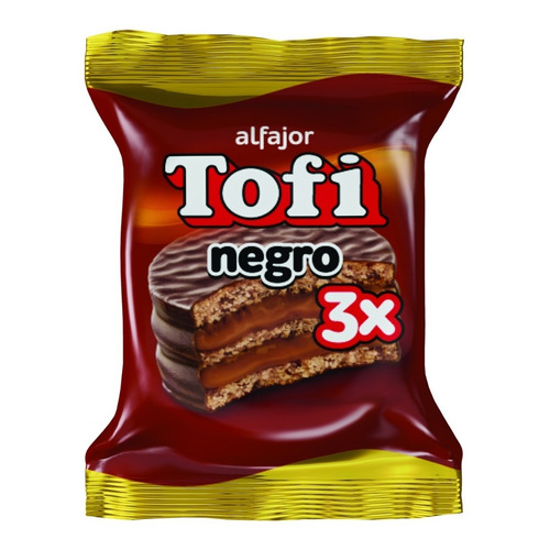 Alfajor Triple Tofi Negro X 73gr - Arcor Oficial