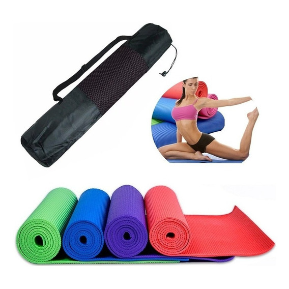 Colchoneta Yoga Mat Fitness Pilates Ejercicios + Bolso