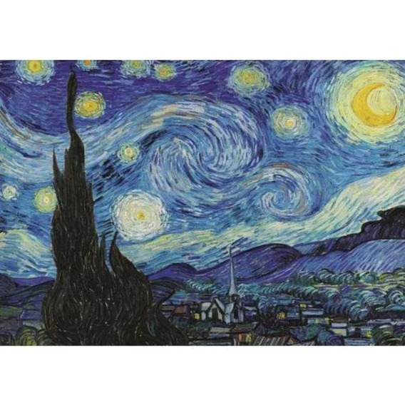 Puzzles 1000 Piezas Alta Calidad - Noche Estrellada Van Gogh