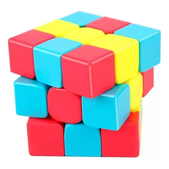 Cubo Magico 3 Colores 3x3x3 Faydi 801-0182