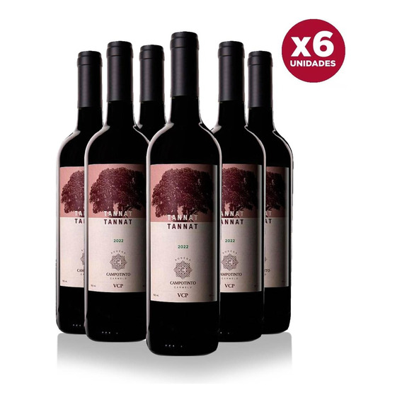 Vino Campotinto Tannat Tannat 750 Ml X6