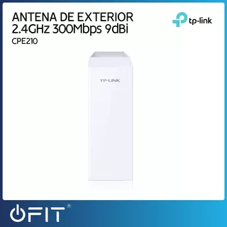 Antena Wifi Exterior Tp Link Cpe210 2.4ghz 300mbps 9dbi
