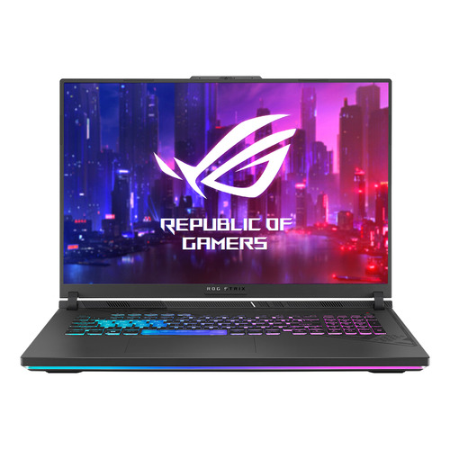 Laptop gamer  Asus ROG Strix G18 gris 18", Intel Core i9 32GB de RAM 1TB SSD, NVIDIA GeForce RTX 4070 165 Hz 1920x1080px Windows 11 Home