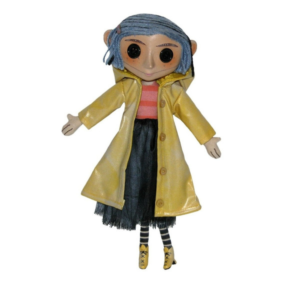 Neca - Coraline Doll Muñeca Ojos De Boton 25 Cm - Original 