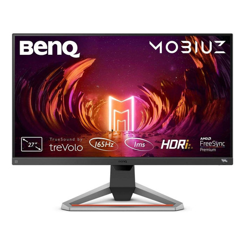 Monitor gamer BenQ MOBIUZ EX2710S LCD 27" negro y plata 100V/240V